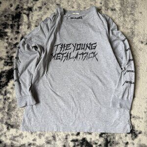 Y2K Metallica The Young Metal Attack Rock Tee-Shirt